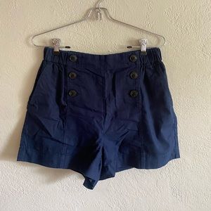Madewell Hemp-Cotton Pull-On Sailor Shorts